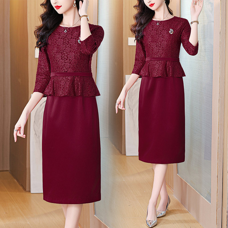 MY12755# 喜婆婆婚宴礼服平时可穿结婚妈妈婚宴服高端婚礼丈母娘高贵连...