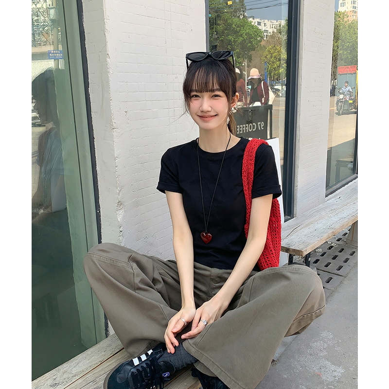 實拍實價#t恤女ins春2026新款獨特別致設計感系小眾上衣