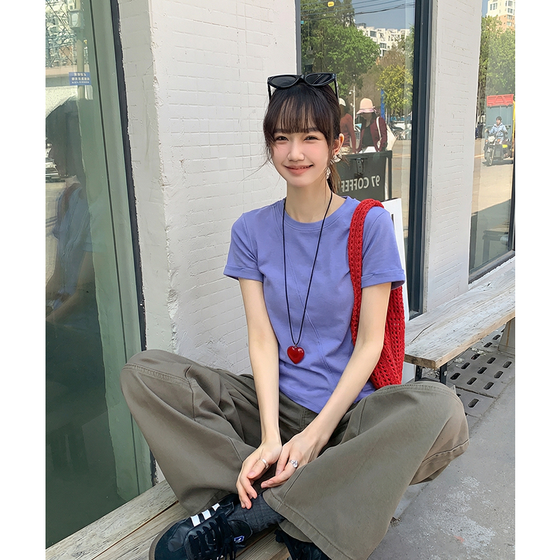 實拍實價#t恤女ins春2026新款獨特別致設計感系小眾上衣