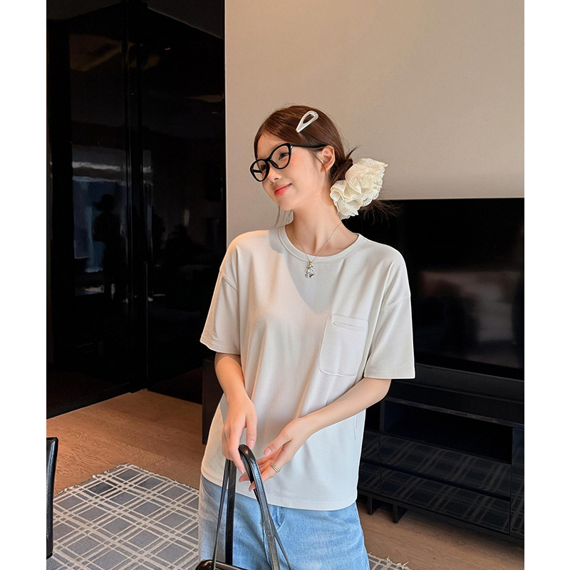 實拍實價白色v領蝴蝶結系帶鏤空女上衣2026新款夏季修身顯瘦正肩
