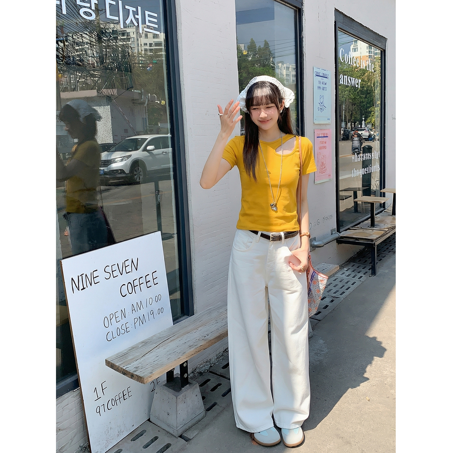 實拍實價#短袖t恤女純欲鏤空鎖骨設計感小眾短款上衣女半袖體恤潮