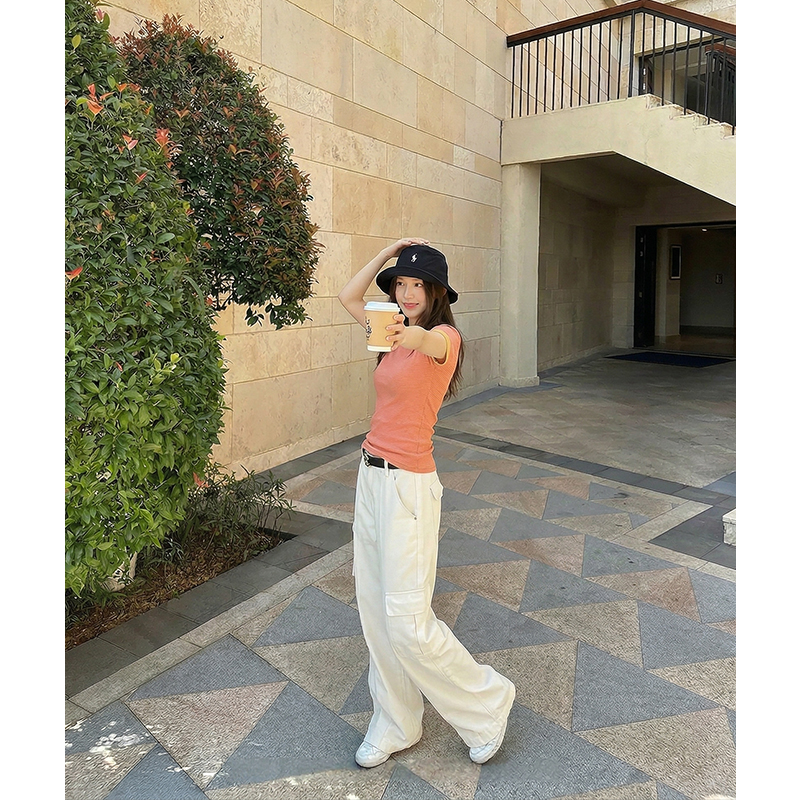AI實價圓領正肩拼接條紋撞色短袖t恤女2026春季韓系修身顯瘦