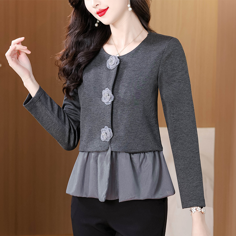 MY13597# 新款上衣时尚气质显瘦修身收腰法式外套女女裝貨源服裝批發