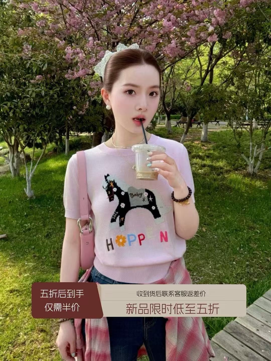 短袖t恤漂亮夏季正肩小上衣獨特巨好看絕美2026的設計感氣質女士