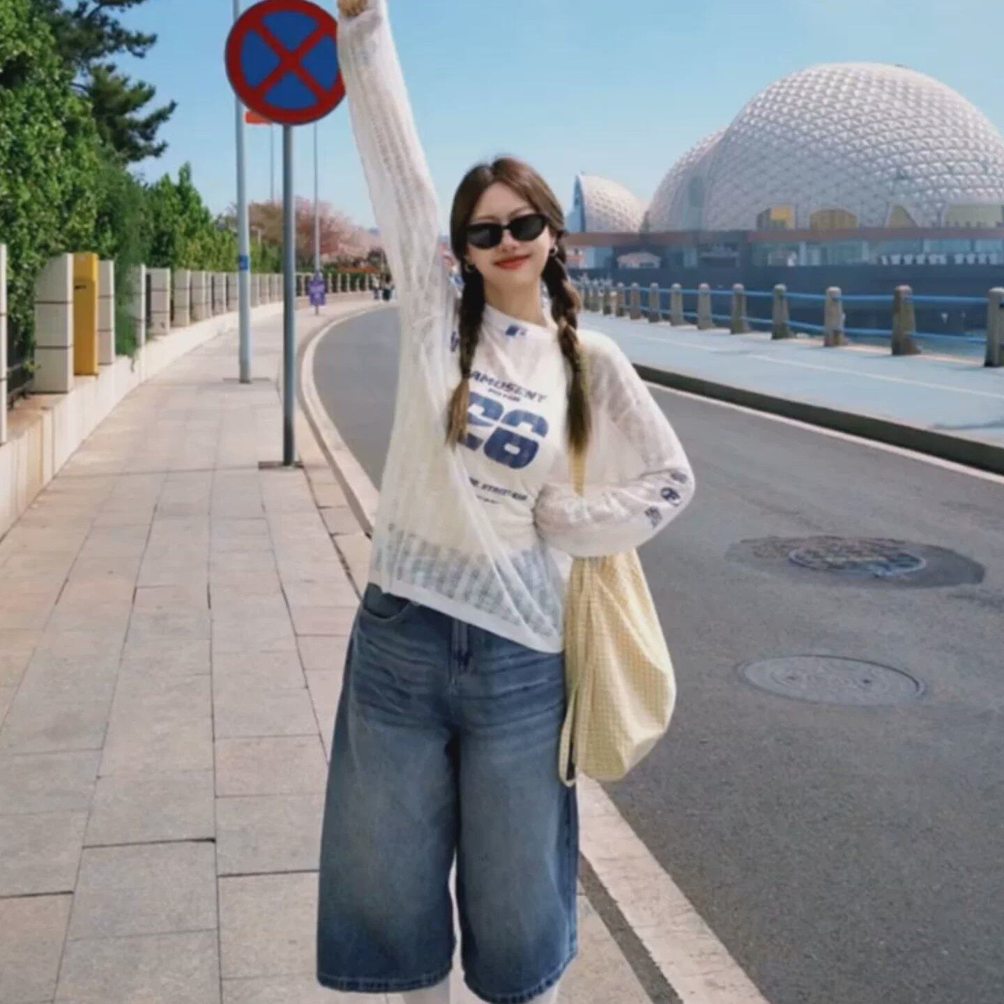 大碼女裝鏤空薄款防曬針織罩衫2026夏季胖mm顯瘦遮肉寬松長袖上衣