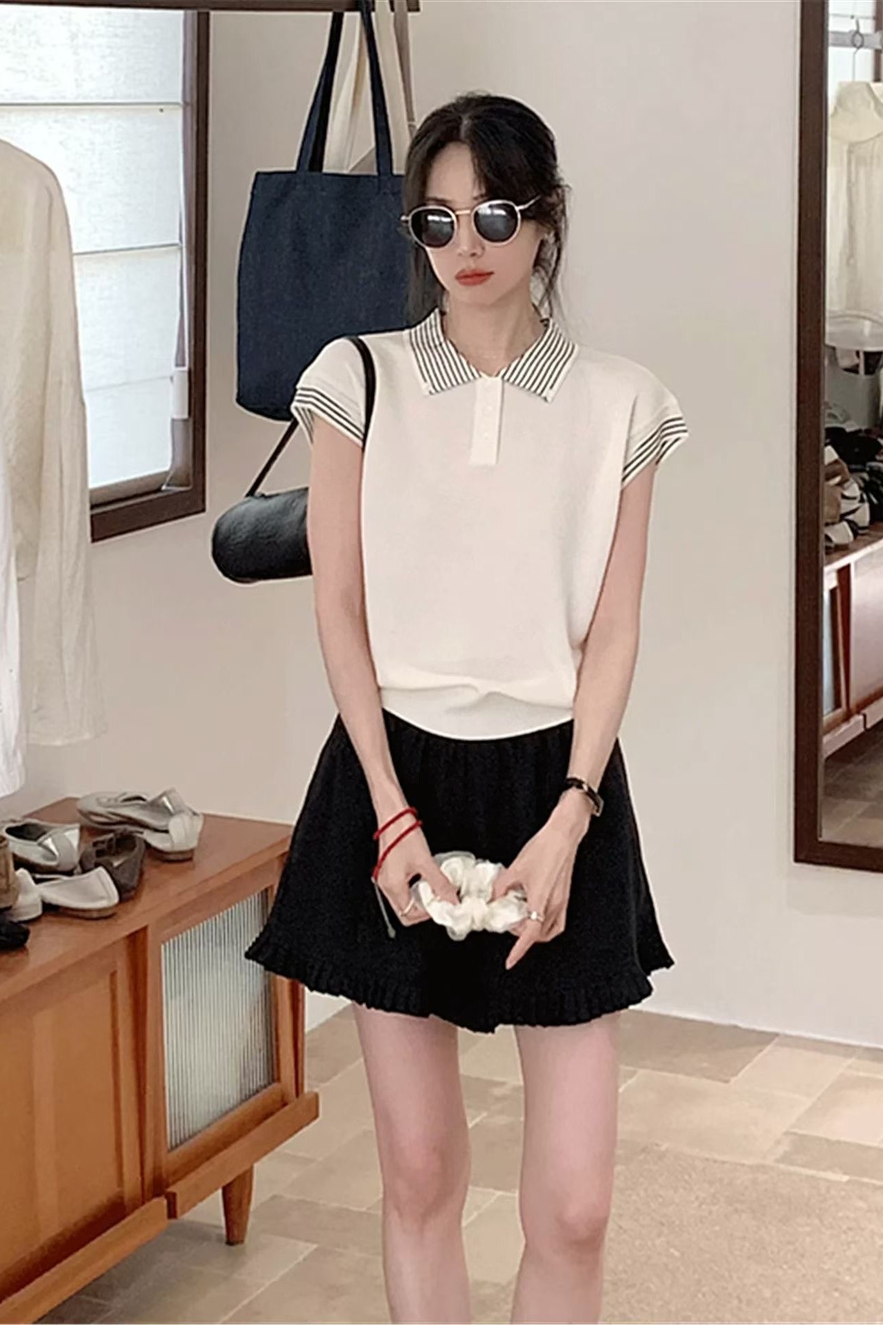 小仙倪子絕美韓女開衫女春夏超好看針織衫薄款披肩系帶外套小上衣