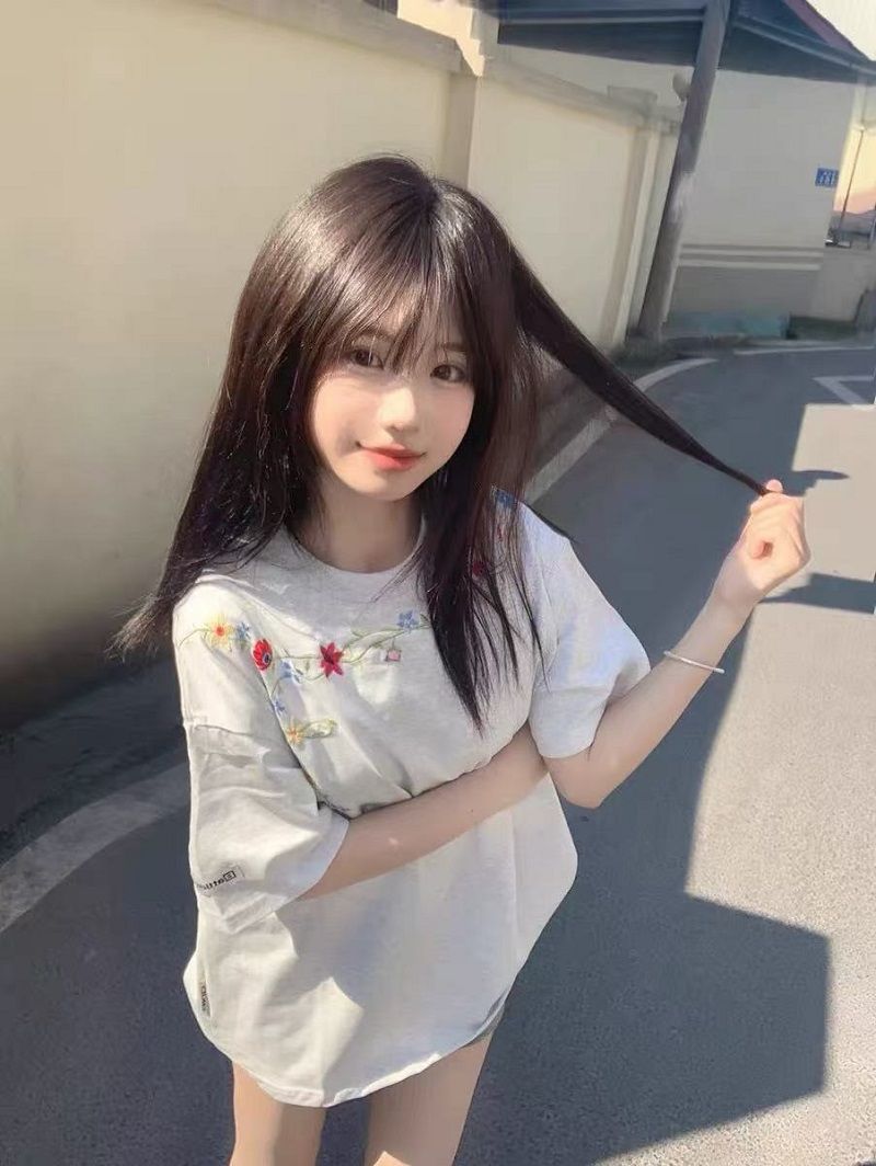 RY121# 纯棉原版刺绣品质升级夏季百搭圆领情侣宽松T恤花卉新款上衣