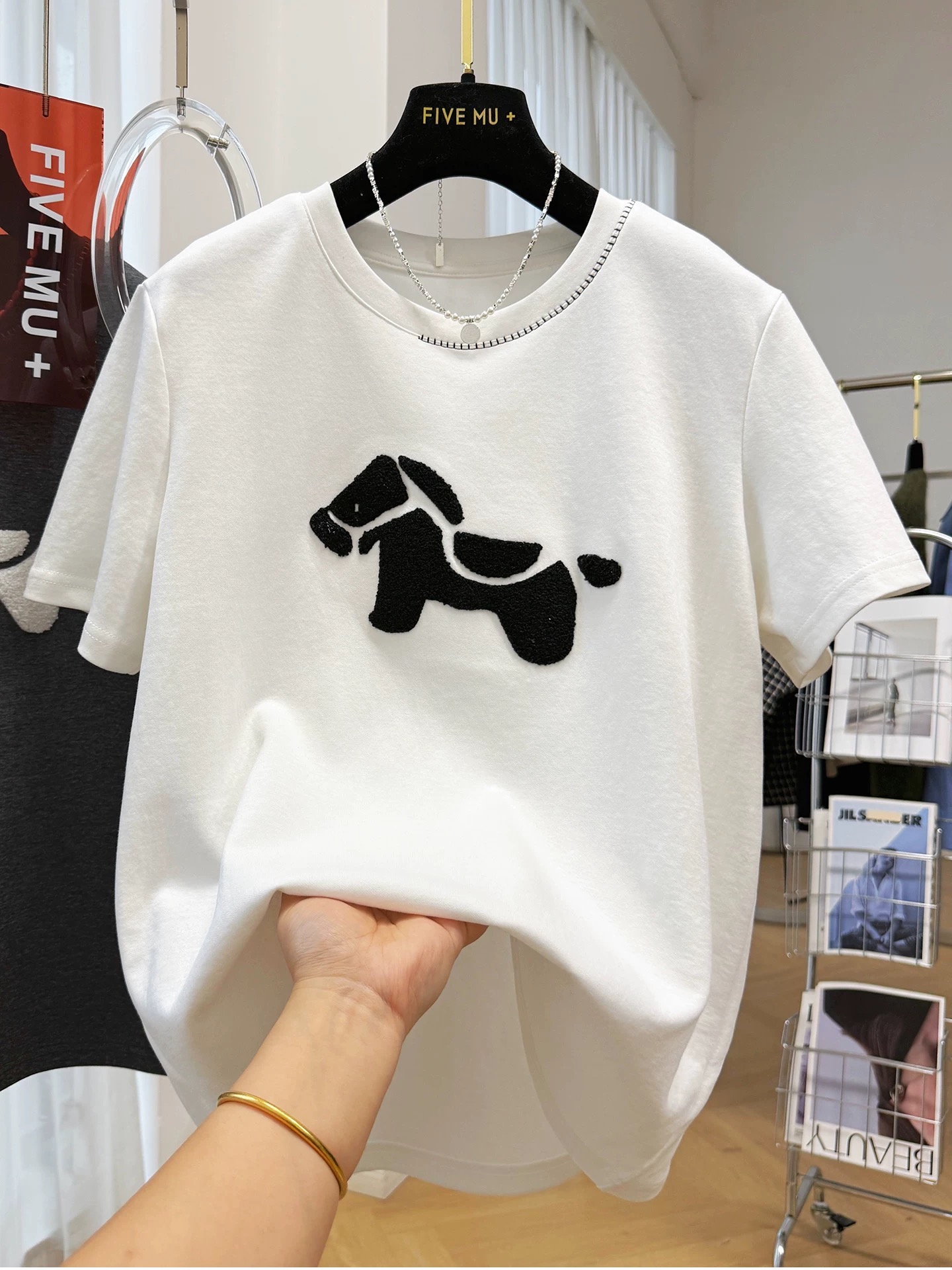 MY17567# 德绒特大码300斤韩版百搭独特别致卡通短袖T恤女巨好看的...