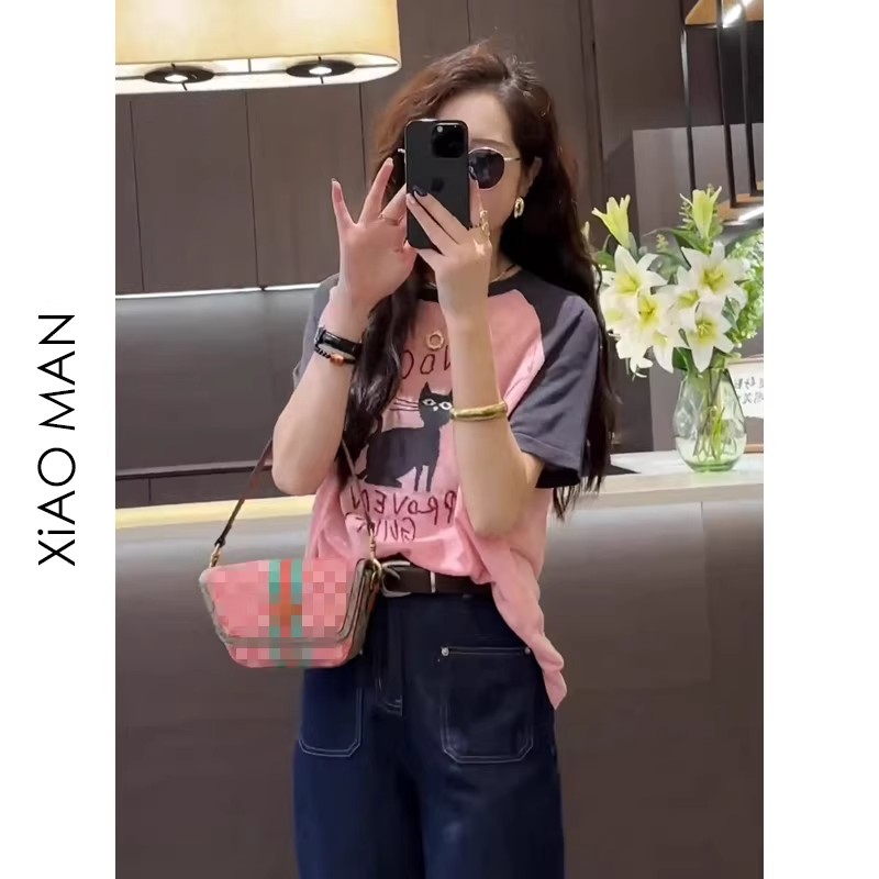 高腰休閑設計天絲九分闊腿牛仔褲女2026夏新款小個子八分直筒褲子