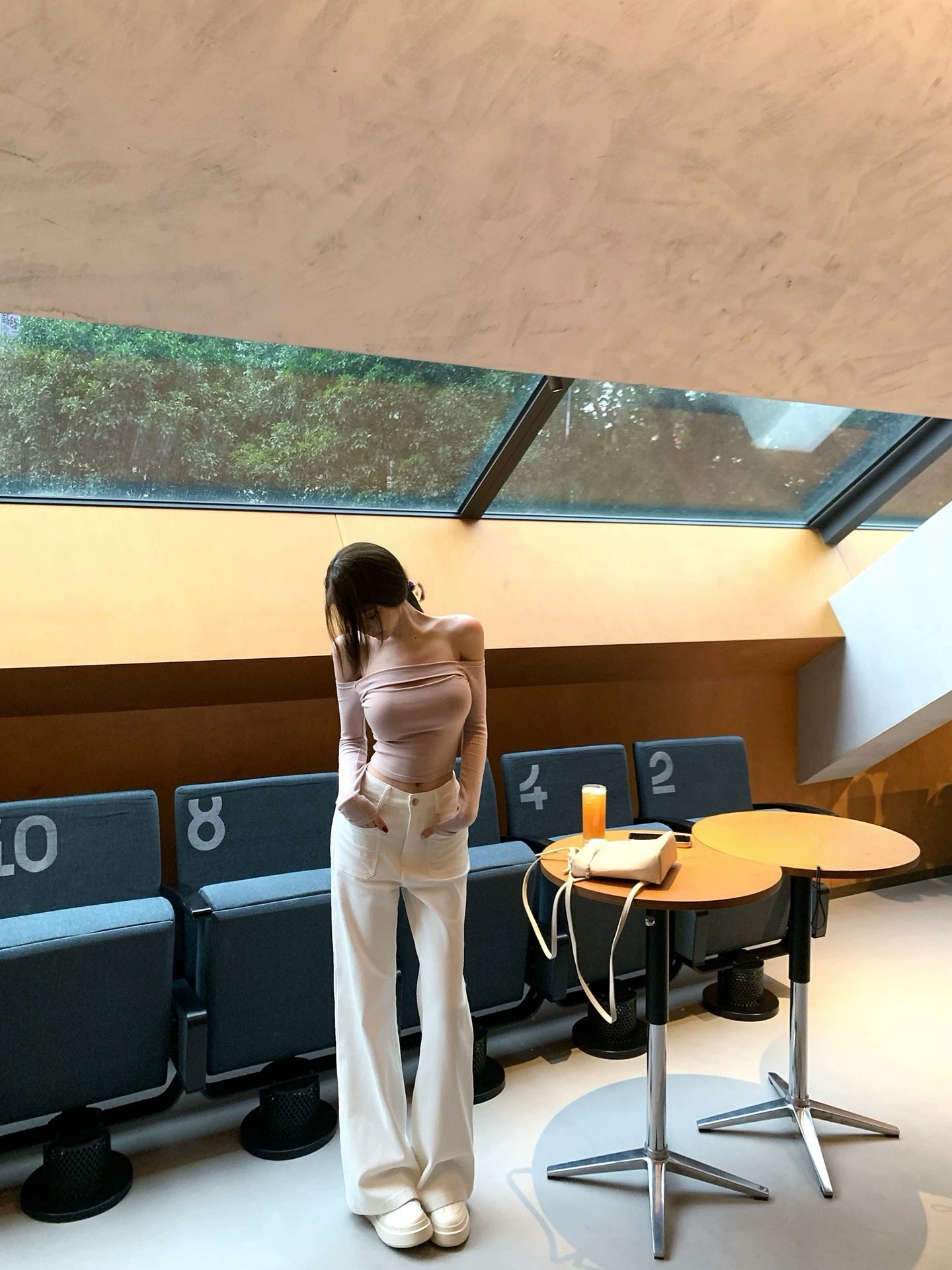 Chill巧兒d1or牛牛yb1:1質感百搭顯瘦寬松直筒垂感牛仔褲長褲