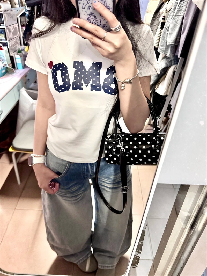 小個子復古刺繡彎刀闊腿牛仔褲女低腰寬松直筒顯瘦拖地長褲
