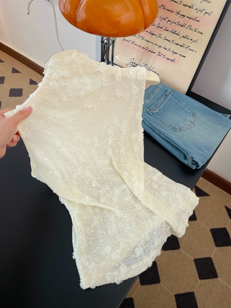 實拍高級感工藝立體花氣質百搭無袖上衣女夏季新款顯瘦洋氣短袖