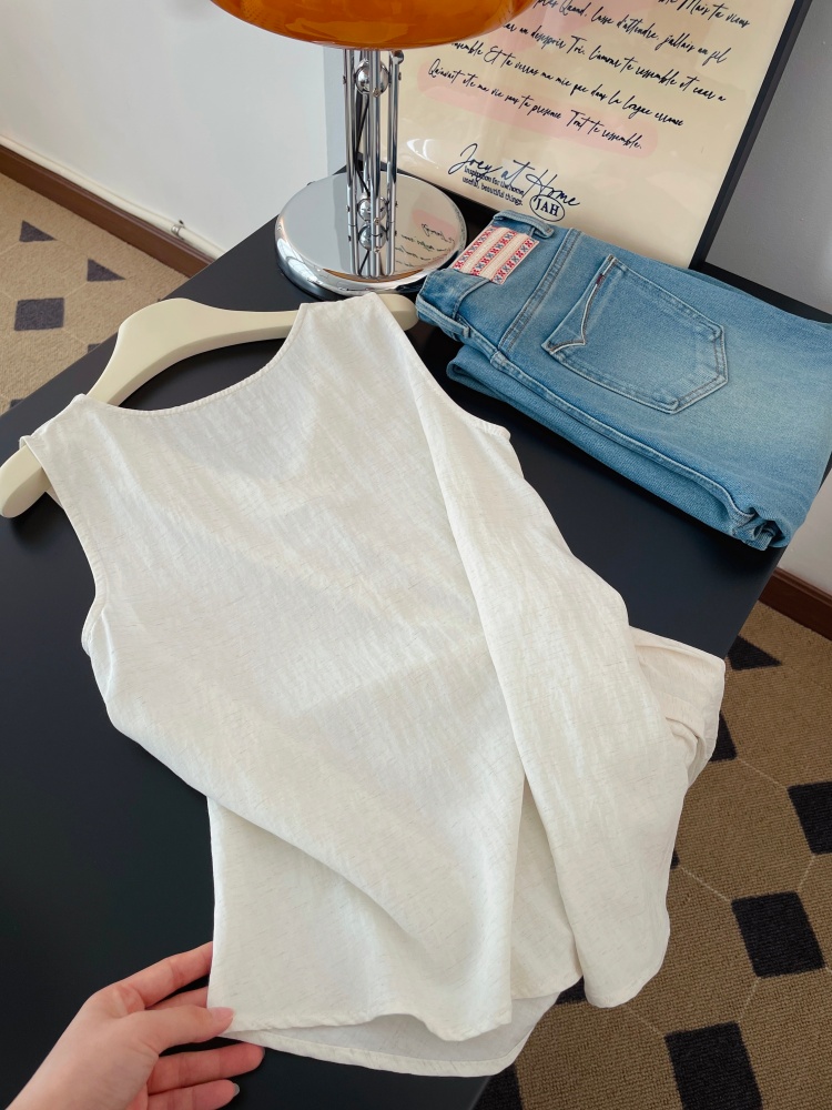 實拍氣質高級感收腰綁帶顯瘦襯衫女夏季新款洋氣v領百搭簡約上衣