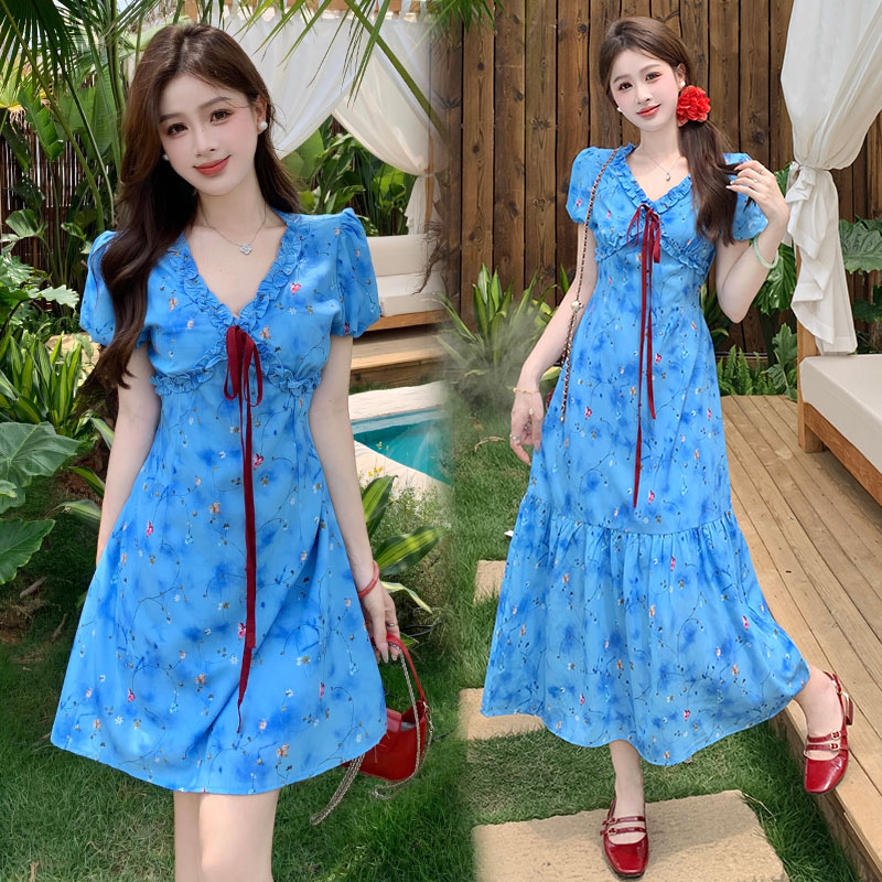 RY3384# 实拍~大码2026夏季新款天丝 抗皱 扎染高端定制面料 美...