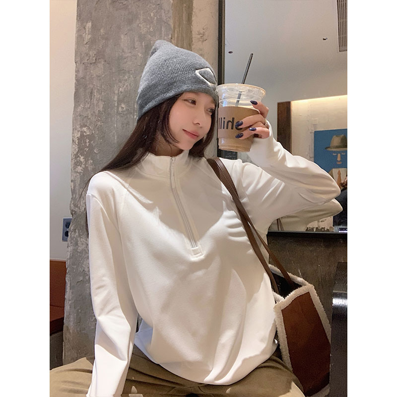 MY14821# 新款长袖卫衣外套女内搭显瘦上衣女裝貨源服裝批發