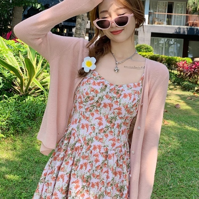 薄荷曼波風開衫薄款女2026新款夏外搭冰絲防曬外套空調罩衫短上衣