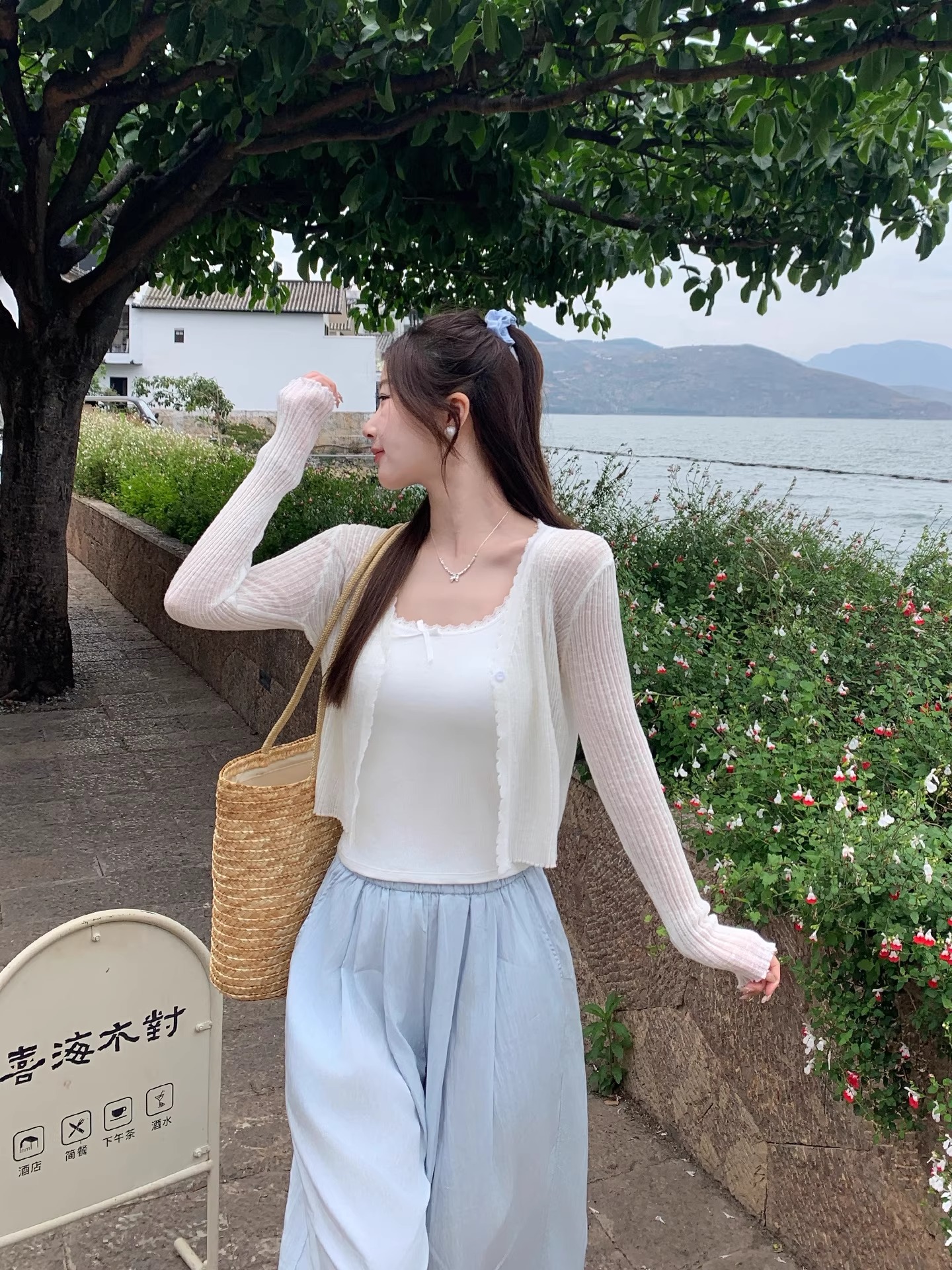 夏日輕薄防曬開衫女短款小外搭罩衫2026新款夏季針織上衣