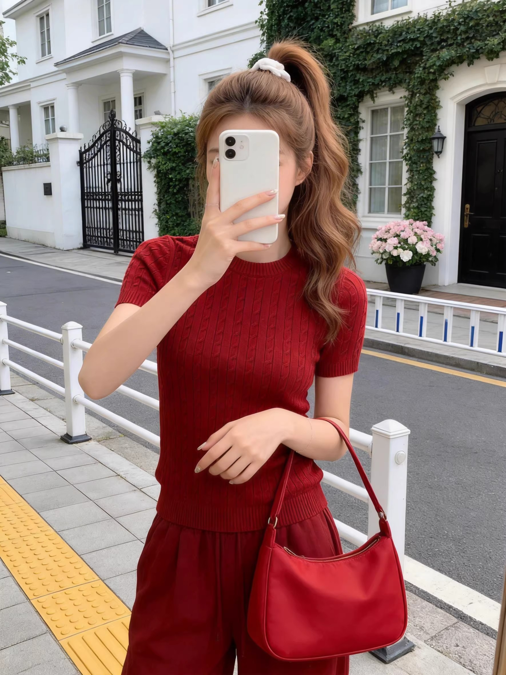 春夏女裝2026新款高端小資小上衣絕美巨好看短袖打底針織衫t恤女