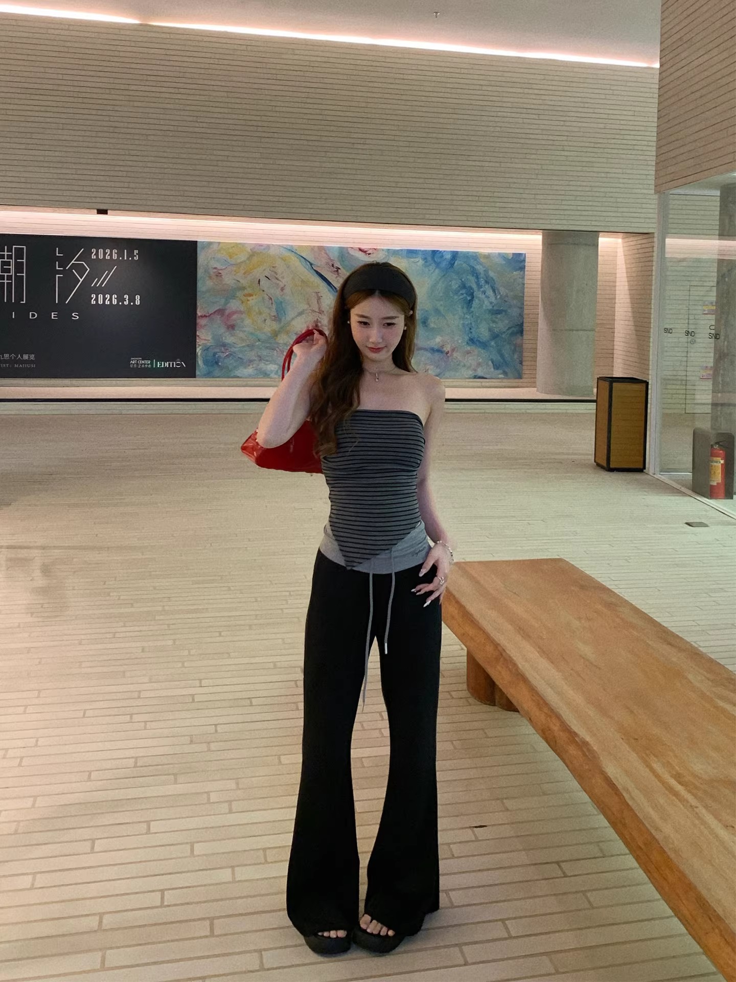 抹胸針織衫背心女夏外穿帶胸墊無肩帶設計感小眾一字領上衣