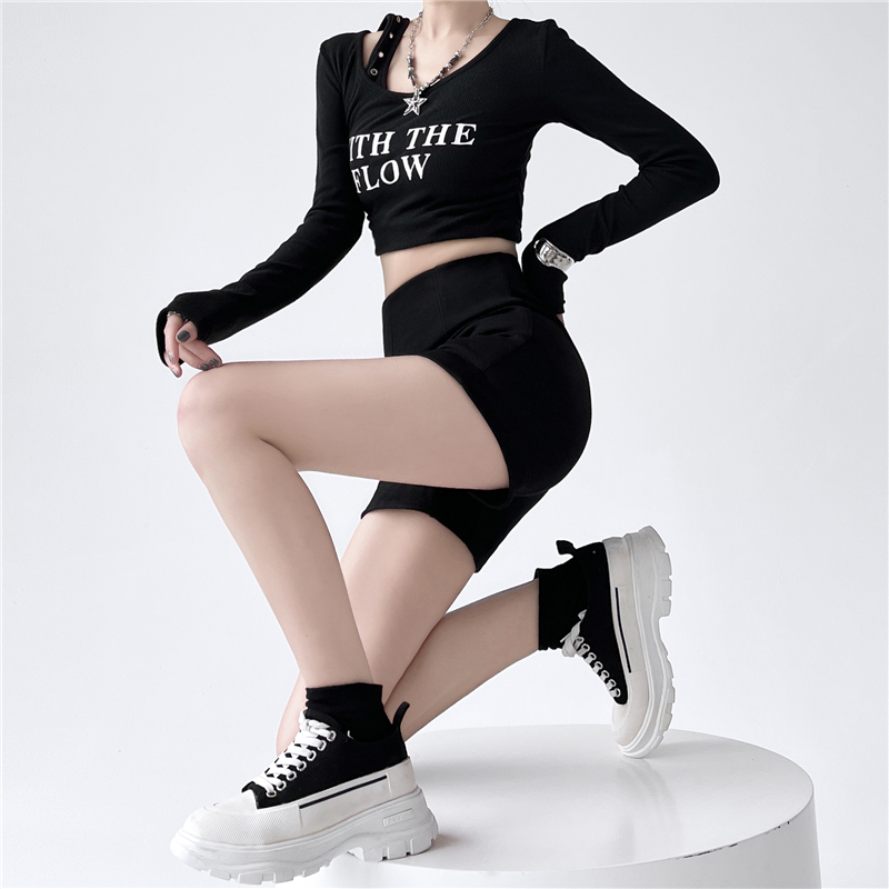 實拍黑色高腰西裝短褲女2026夏季新款修身顯瘦辣妹風百搭彈力熱褲