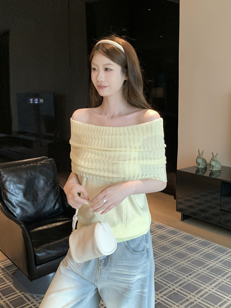實拍~針織蕩領無袖背心女2026夏季新款坑條寬松顯瘦氣質上衣