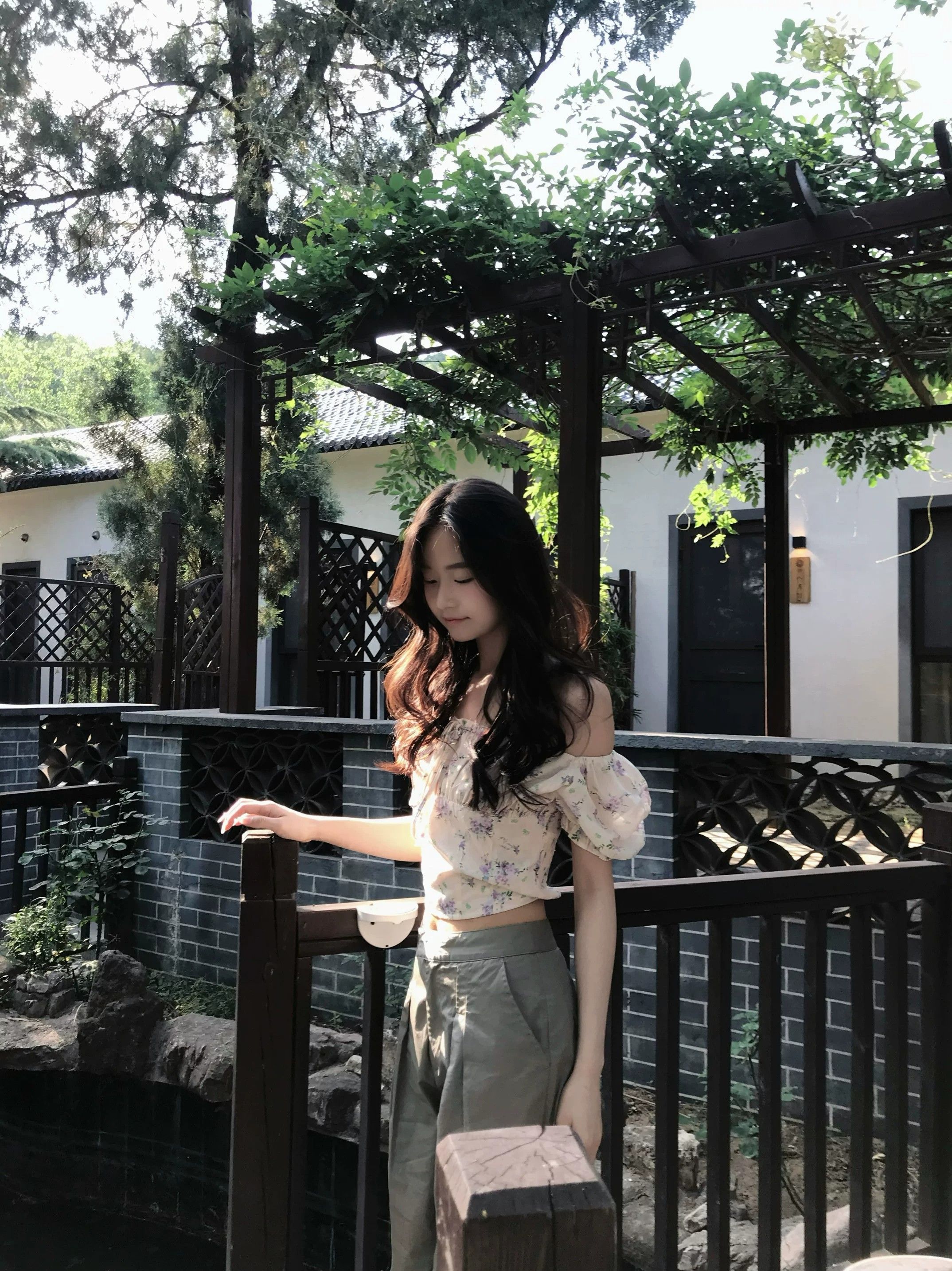 碎花女泡泡袖2026夏季甜美兩穿上衣收腰短款小衫夏季新品
