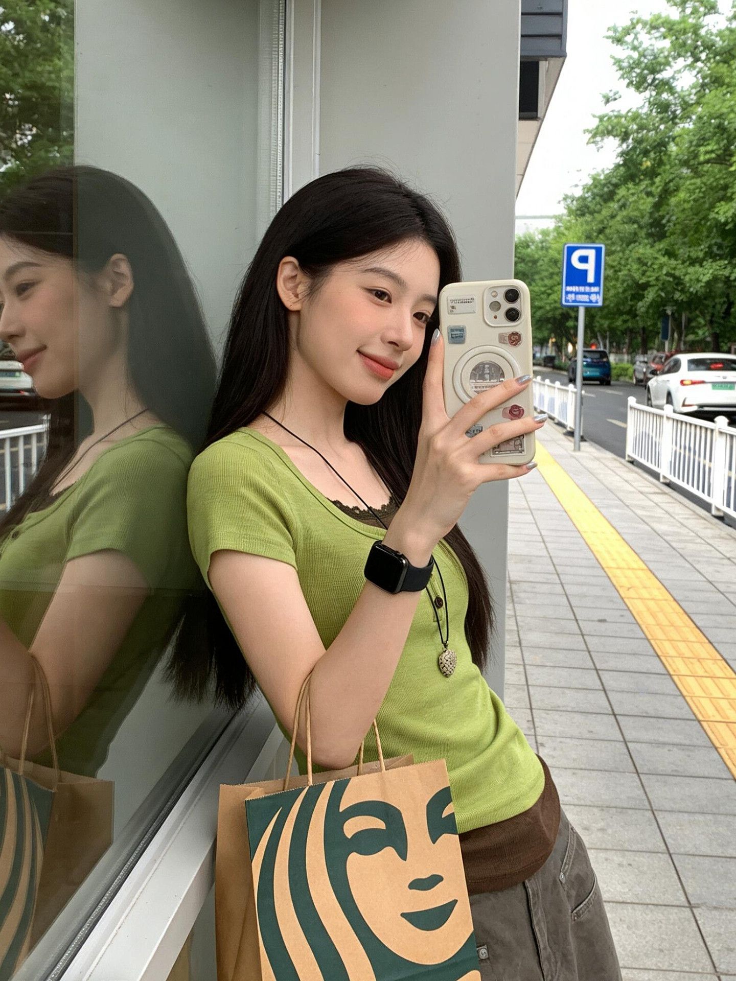 蕾絲拼接假兩件正肩短袖t恤女夏季巨好看的修身緊身短款上衣