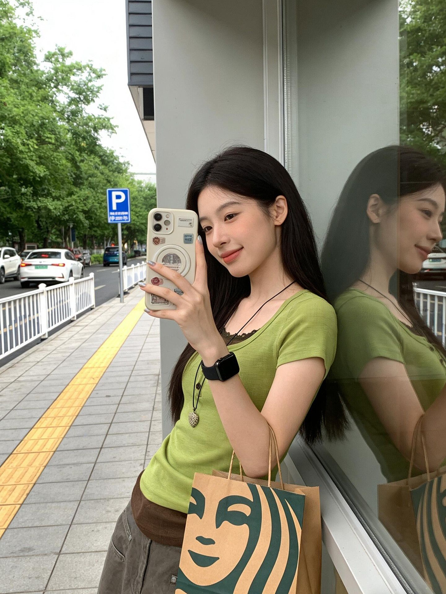 蕾絲拼接假兩件正肩短袖t恤女夏季巨好看的修身緊身短款上衣