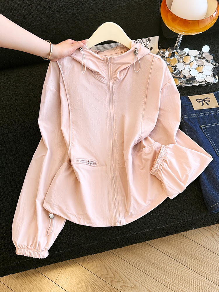 RY4521# 实拍2026年夏季新款防晒衣女防晒服宽松薄外套