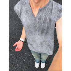 批发美式肌理感冰感v领背心男款夏季凉感速干无袖t恤复古扎染坎肩<b class='q'>汗衫</b>