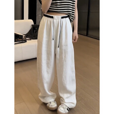 批发阔腿裤萝卜裤休闲<b class='q'>裤子</b>女春季新款胖mm显瘦大码弯刀裤奶奶裤灯笼裤