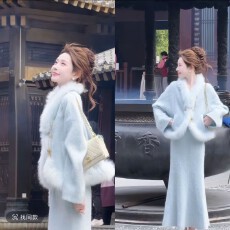 批发贵气<b class='q'>狐狸毛</b>定染慵懒套装