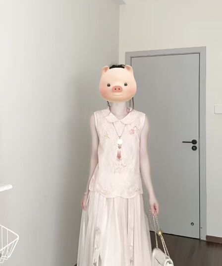 파빌리온 와우 작은 금붕어 물 만난 고기처럼 새로운 중식 국풍 레이스 자수 조끼 여자 여름 민소매 맨위