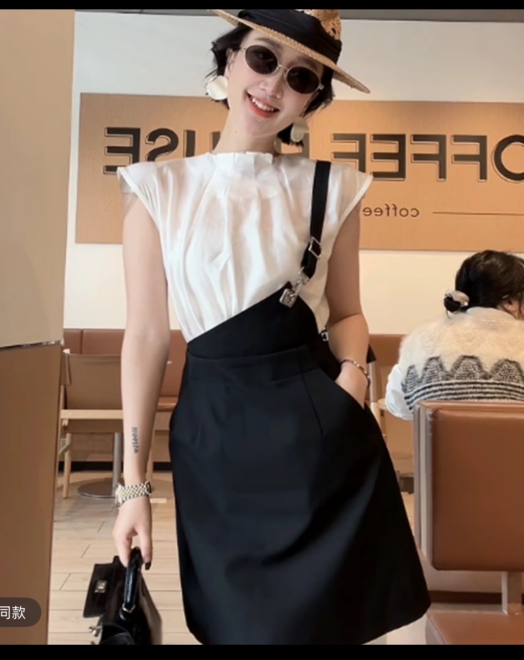 페이크 레이어드 드레스