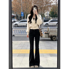批发巨好看毛衣开衫外套女秋冬季2026新款爆款淡人轻熟高知一整套穿搭