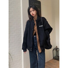 批发飞行夹克毛呢<b class='q'>外套</b>美式宽松<b class='q'>棒球</b>服