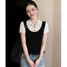 批发独特漂亮短袖t恤女2026<b class='q'>新款</b>夏季穿搭小个子绝美巨好看的短款上衣