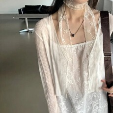 批发春夏 韩系蕾丝飘带INS腰带发带丝巾长条丝带女绑发发箍蝴蝶结8761