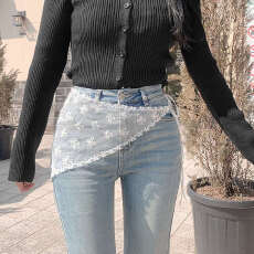 批发春夏 INS蕾丝花边屁帘三角头巾蝴蝶结发饰复古包头丝巾遮阳 8995