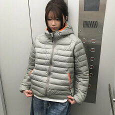 批发26秋冬 韩系 轻薄排骨<b class='q'>羽绒服</b>连帽外套棉衣<b class='q'>男</b>女同款棉服 1710