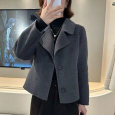 批发双面毛呢西装<b class='q'>外套</b><b class='q'>女</b>士春秋冬季2026年新款爆款小个子气质呢子<b class='q'>大</b>衣