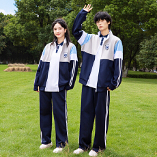 批发实拍情侣装秋冬外套学生班服校服运动会三件套 外套60裤35T35