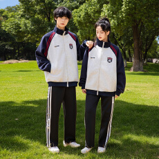 批发实拍情侣装秋<b class='q'>冬</b>外套学生班服校服运动会三件套 外套63裤33T30