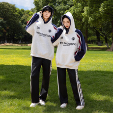 批发实拍情侣装秋<b class='q'>冬</b>外套学生班服校服运动会三件套 外套58裤33T30