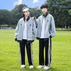 批发实拍情侣装秋<b class='q'>冬</b>外套学生班服校服运动会三件套 外套63裤33T30