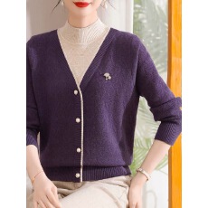 批发冬装2025新款<b class='q'>针织衫</b>女妈妈装冬季毛衣打底时尚洋气上衣