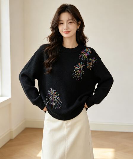 가을 겨울 라운드 넥 긴팔 트렌드 패션 다용도 느긋한 무거운 작업 스웨터 니트 스웨터 맨위