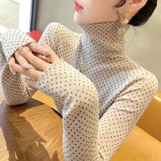 批发高领毛衣女<b class='q'>打底衫</b>时髦时尚洋气新款秋冬修身加厚女士针织内搭