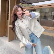 批发新中式<b class='q'>外套女</b>高级感2026春季新款设计感小众复古国风别致唐装上衣