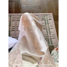 批发2026<b class='q'>春</b>秋新中式风缎面鱼尾裙高腰显瘦提花后拉链中长裙杏色半身裙